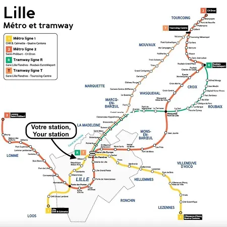 Old District And Parc De La Citadelle Lille
